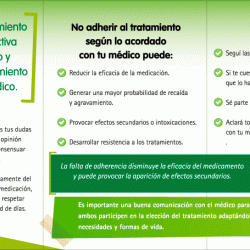 Folleto Adherencia al tratamiento